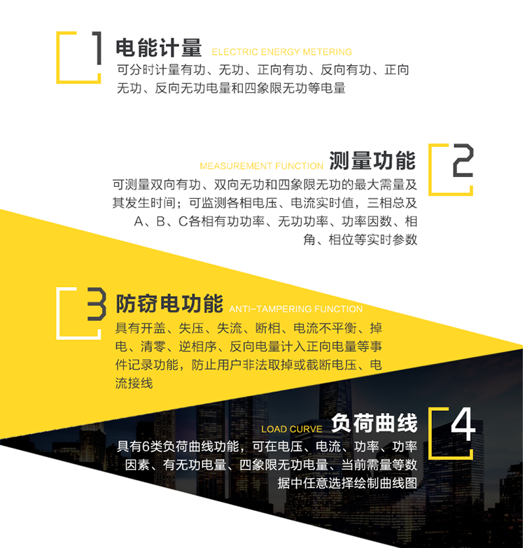 适用场所
　　主要适用于用电设备是空调、电动机或车床的车间、工厂，及功率100KW以上、任意负载的工厂和高压器高压侧。