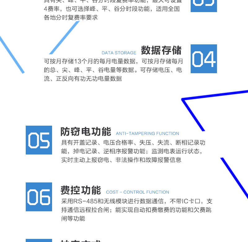 准确度等级
有功：0.5S级，1级
无功：2级