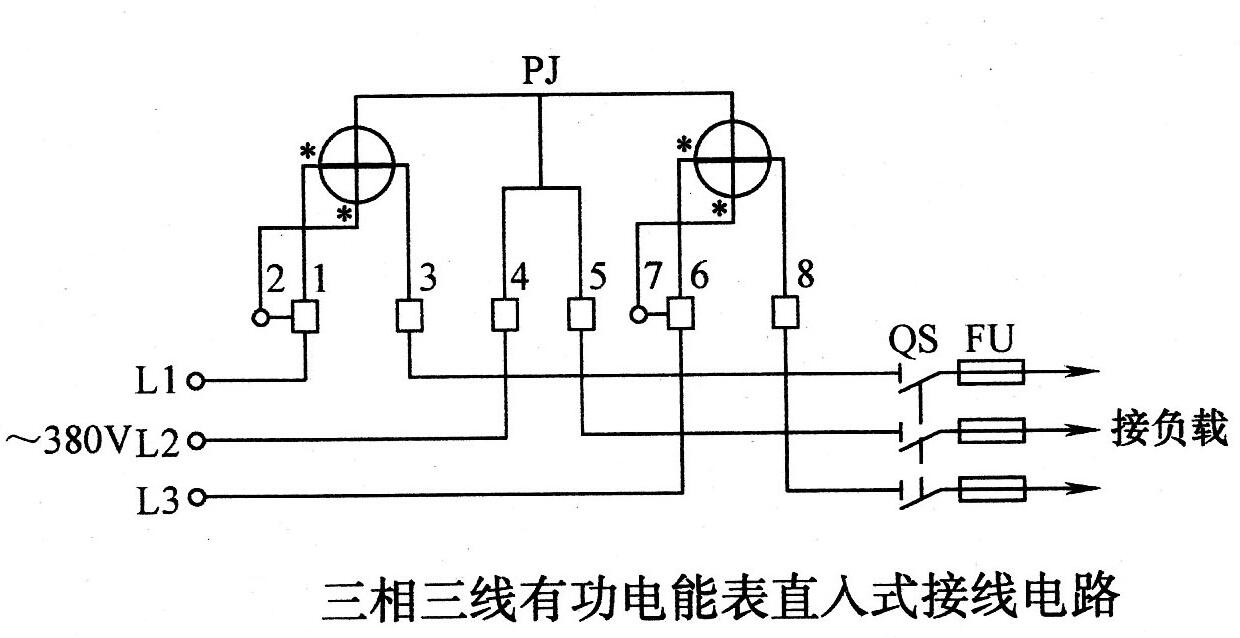 一看就会的电表接线图