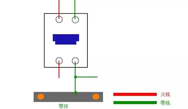 单相电表链接断路器