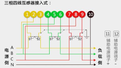 多功能电表接线图