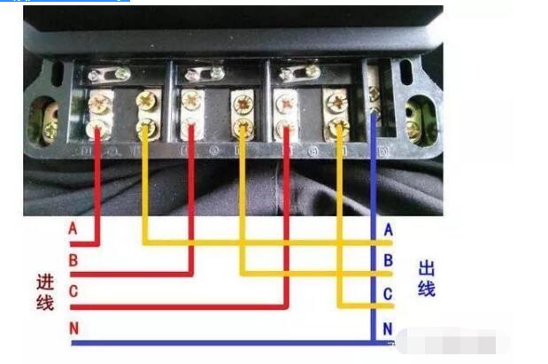 三相四线电表接线大全