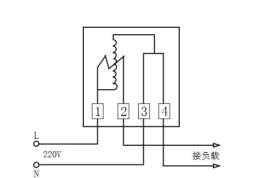 单相电表怎么接电