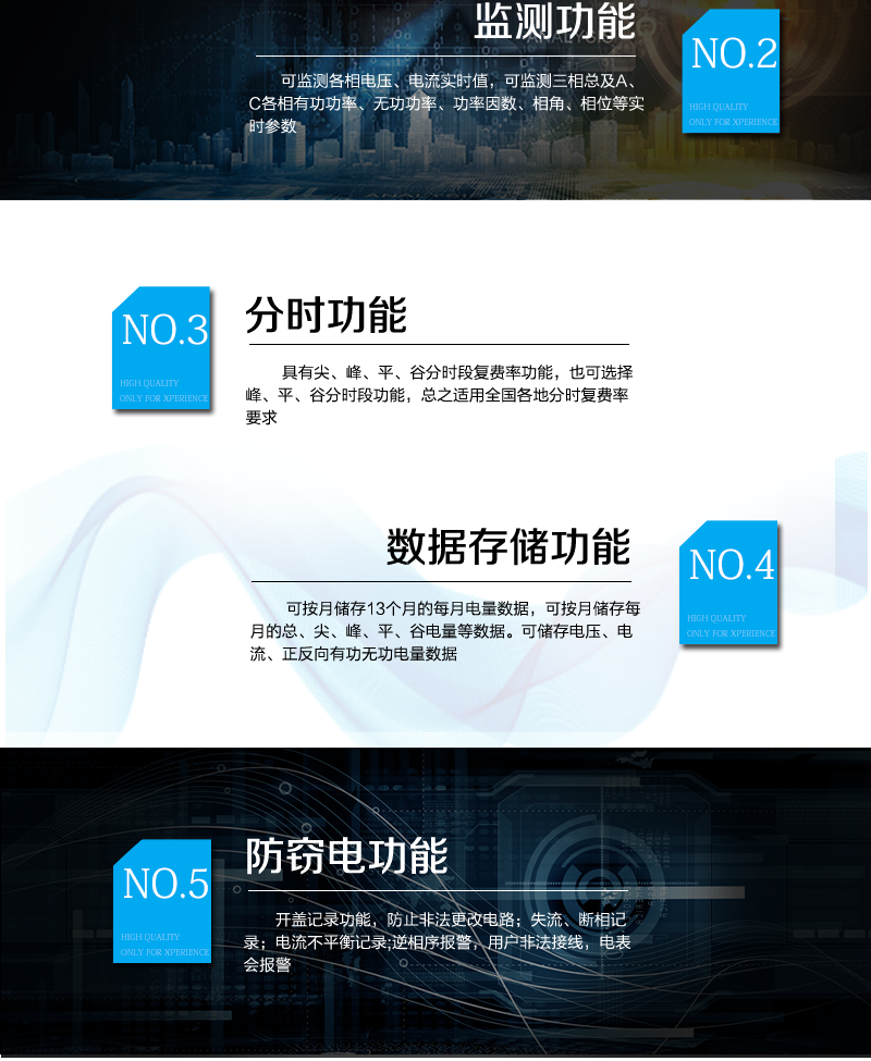 宁波三星DTZ188三相四线智能电能表