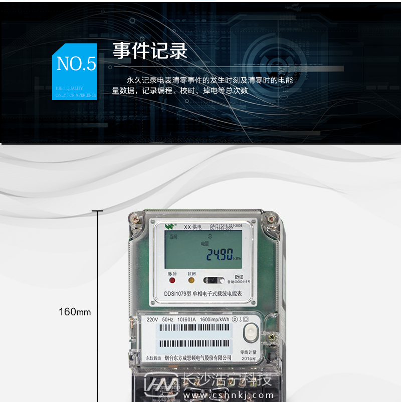烟台威思顿DDSI1079 单相电子式载波电能表