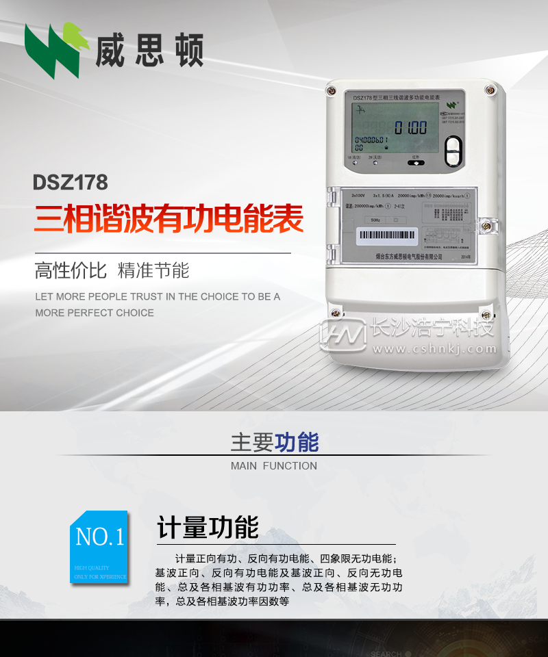 烟台威思顿DSZ178三相三线智能电能表