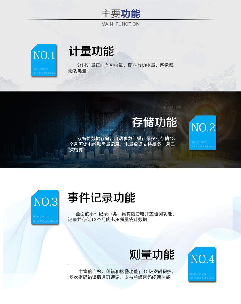 杭州炬华DTZY1296-G型三相四线费控智能电能表